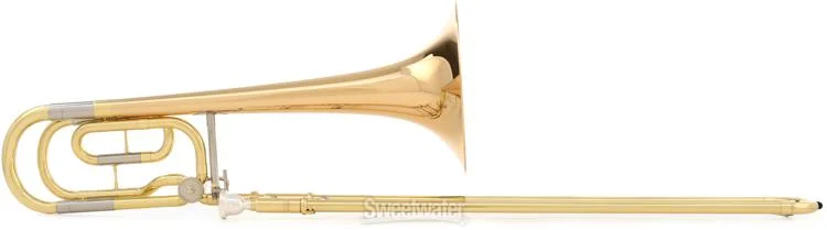야마하 Yamaha YBL-421G Intermediate Bass Trombone - Clear Lacquer with Gold Brass Bell
