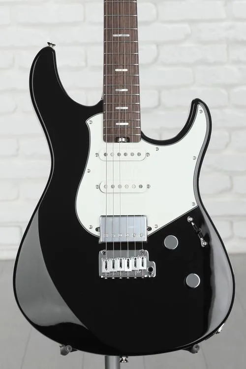 Yamaha PACS+12 Pacifica Standard Plus Electric Guitar - Black, Rosewood Fingerboard
