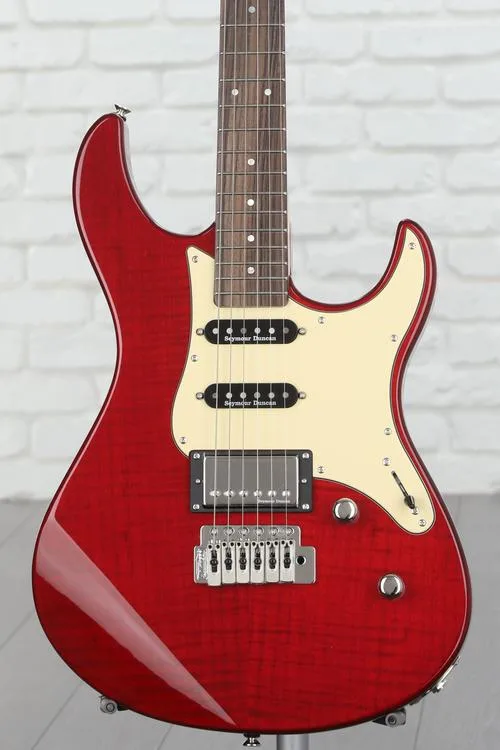 Yamaha PAC612VIIFMX Pacifica Electric Guitar - Fired Red Demo