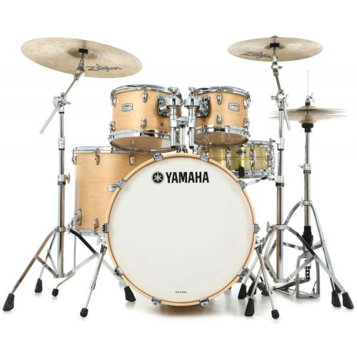 야마하 Yamaha TMP2F4 Tour Custom 4-piece Shell Pack with HS-780 Hardware Pack - Butterscotch Satin