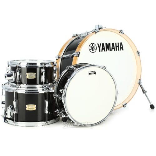 야마하 Yamaha SBP0F4H Stage Custom Hip 4-piece Shell Pack - Raven Black