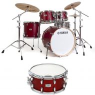 Yamaha TMP0F56CAS Tour Custom 5-piece Shell Pack (Matching Snare) - Candy Apple Satin