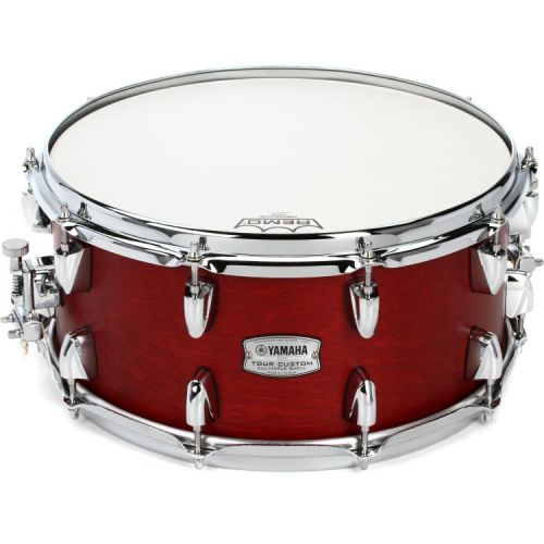 야마하 Yamaha TMP0F56CAS Tour Custom 5-piece Shell Pack (Matching Snare) - Candy Apple Satin