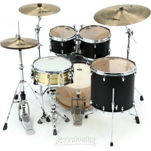 야마하 Yamaha TMP2F4 Tour Custom 4-piece Shell Pack - Licorice Satin