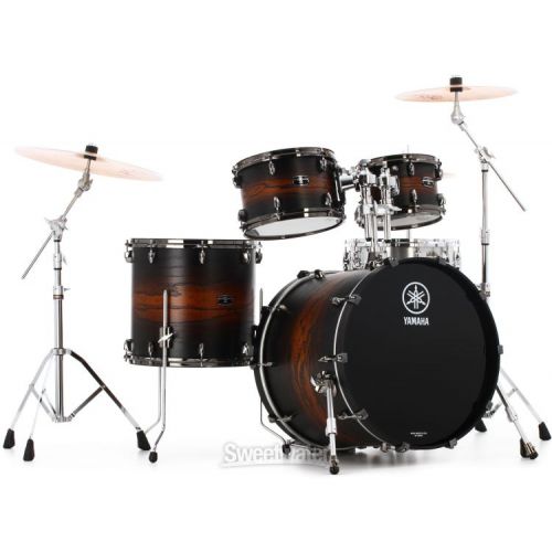 야마하 Yamaha Live Custom Hybrid Oak 4-piece Shell Pack - Earth Sunburst