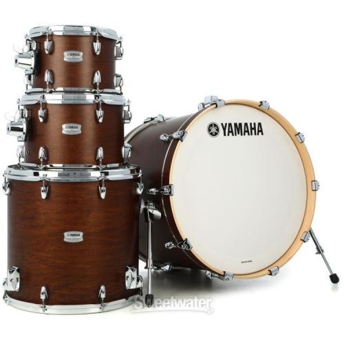 야마하 Yamaha TMP2F4 Tour Custom 4-piece Shell Pack - Chocolate Satin