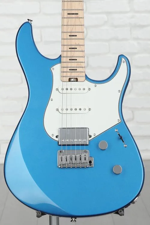 Yamaha PACS+12 Pacifica Standard Plus Electric Guitar - Sparkle Blue, Maple Fingerboard