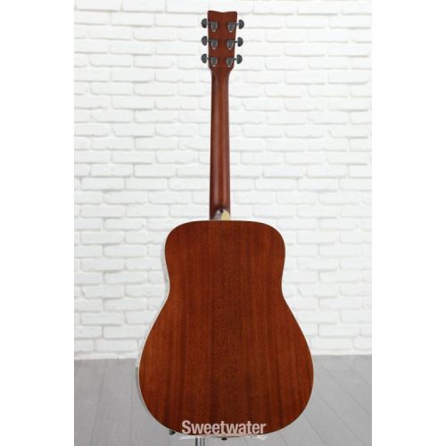 야마하 Yamaha FG820 Dreadnought Left-handed Acoustic Guitar - Natural