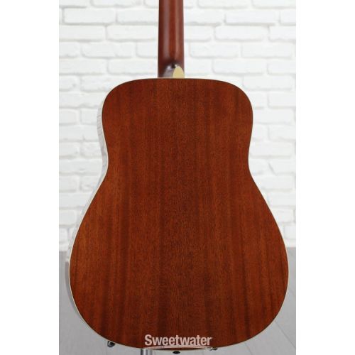 야마하 Yamaha FG820 Dreadnought Left-handed Acoustic Guitar - Natural