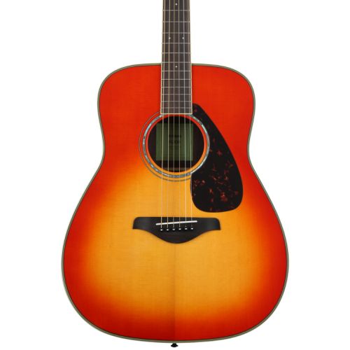 야마하 Yamaha FG830 Dreadnought Acoustic Guitar Essentials Bundle - Autumn Burst