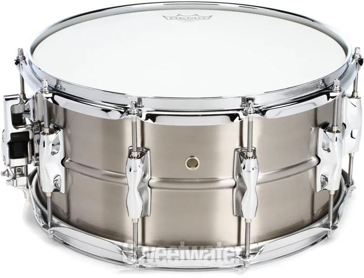 야마하 Yamaha Recording Custom Stainless Steel Snare Drum - 7 x 14-inch - Brushed