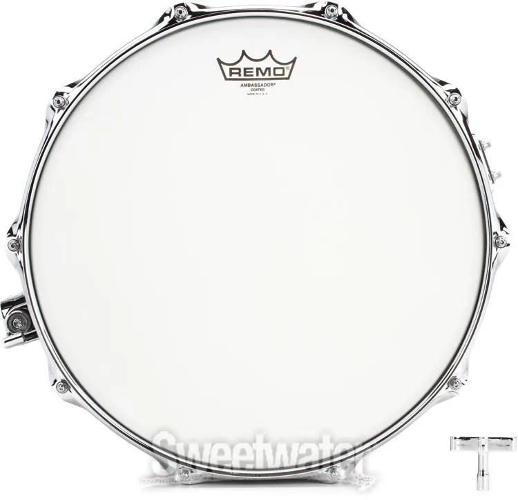 야마하 Yamaha Recording Custom Stainless Steel Snare Drum - 7 x 14-inch - Brushed