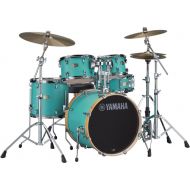 Yamaha SBP0F50 Stage Custom Birch 5-piece Shell Pack - Matte Surf Green