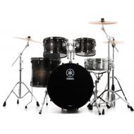 Yamaha Live Custom Hybrid Oak 4-piece Shell Pack - Charcoal Sunburst