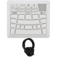 Yamaha FGDP-30 Finger Drum Pad Controller and Audio-Technica ATH-M20x Headphones
