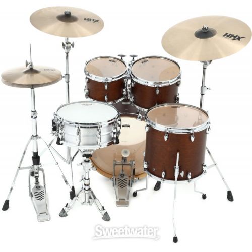 야마하 Yamaha TMP0F4 Tour Custom 4-piece Shell Pack - Chocolate Satin