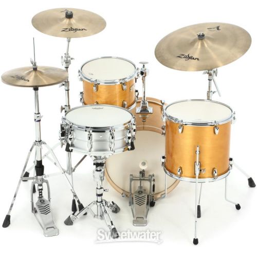 야마하 Yamaha SBP8F3 Stage Custom Bop 3-piece Shell Pack with HW-680W Hardware Pack - Natural Wood