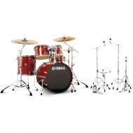 Yamaha SBP2F50 Stage Custom Birch 5-piece Shell Pack with HW-780 Hardware Pack - Cranberry Red
