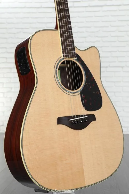 Yamaha FGX830C Dreadnought Cutaway - Natural Demo