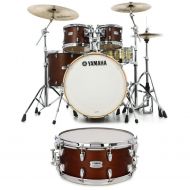 Yamaha TMP2F56CHS Tour Custom 5-piece Shell Pack (Matching Snare) - Chocolate Satin