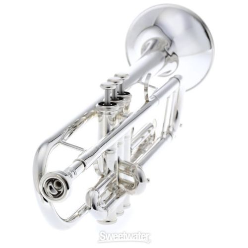 야마하 Yamaha YTR-8345II Xeno Professional Bb Trumpet - Large Bore - Gold Brass Bell - Silver Plated