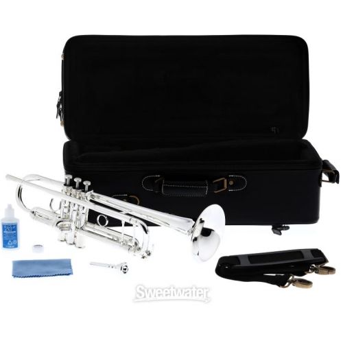 야마하 Yamaha YTR-8345II Xeno Professional Bb Trumpet - Large Bore - Gold Brass Bell - Silver Plated