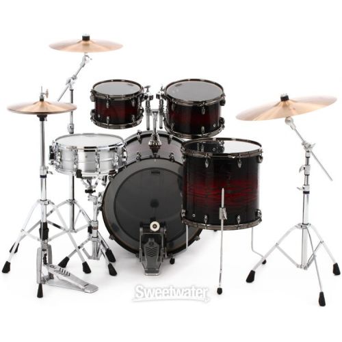 야마하 Yamaha Live Custom Hybrid Oak 4-piece Shell Pack - Magma Sunburst