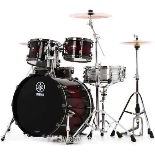 야마하 Yamaha Live Custom Hybrid Oak 4-piece Shell Pack - Magma Sunburst