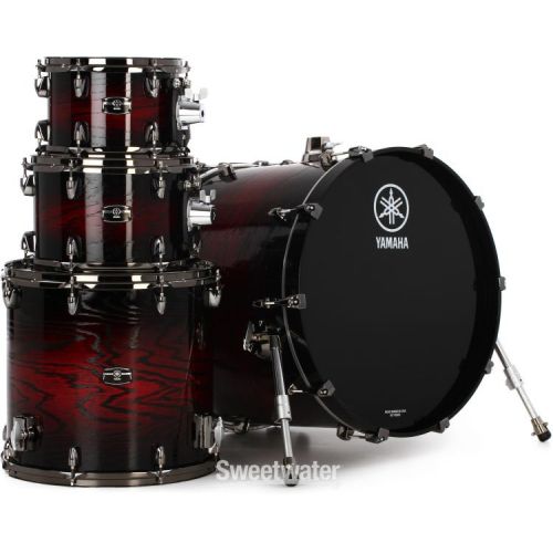 야마하 Yamaha Live Custom Hybrid Oak 4-piece Shell Pack - Magma Sunburst