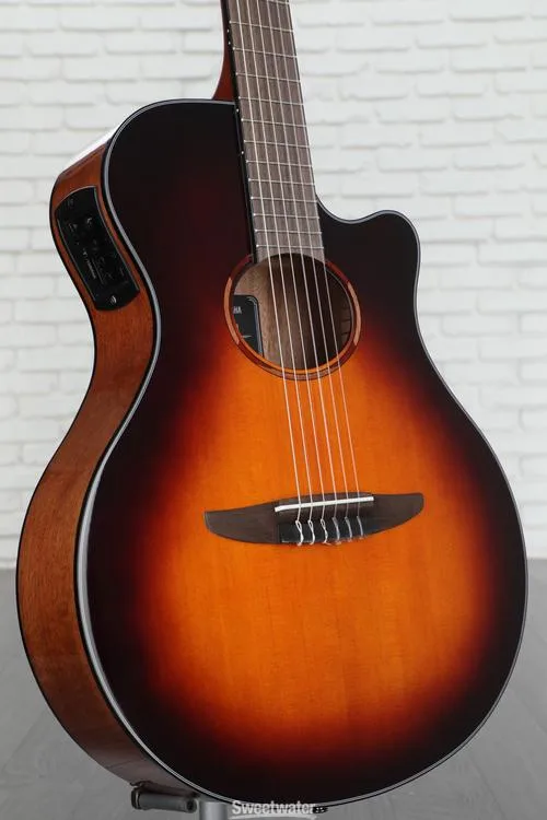 Yamaha NTX1 Nylon String Acoustic-Electric Guitar - Brown Sunburst Demo