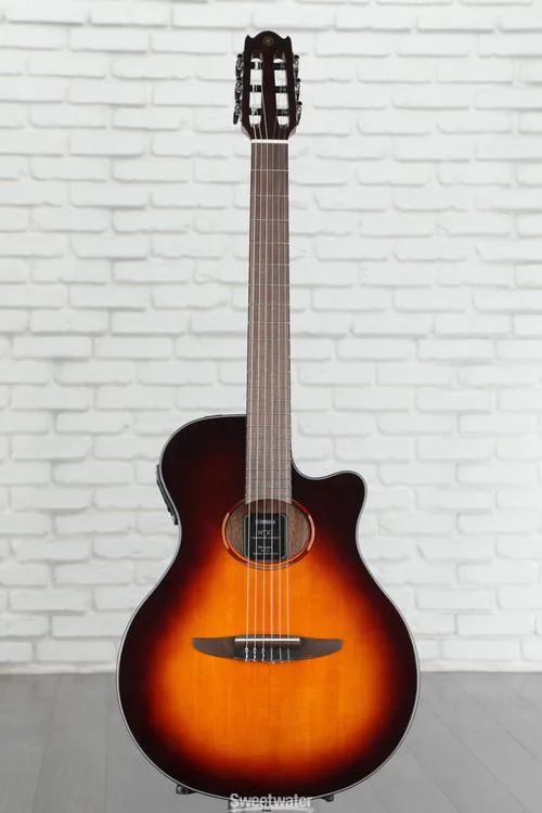 야마하 Yamaha NTX1 Nylon String Acoustic-Electric Guitar - Brown Sunburst Demo