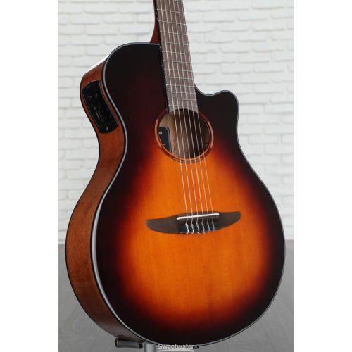 야마하 Yamaha NTX1 Nylon String Acoustic-Electric Guitar - Brown Sunburst Demo