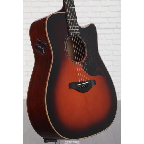 야마하 Yamaha A3M ARE Dreadnought Cutaway - Tobacco Brown Sunburst