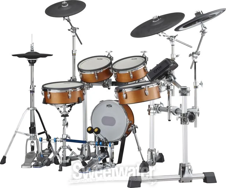 야마하 Yamaha DTX10K-X Electronic Drum Set with TCS Heads - Real Wood