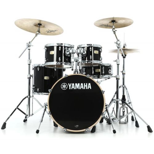 야마하 Yamaha Stage Custom Birch Shell Pack with Hardware Pack - Raven Black