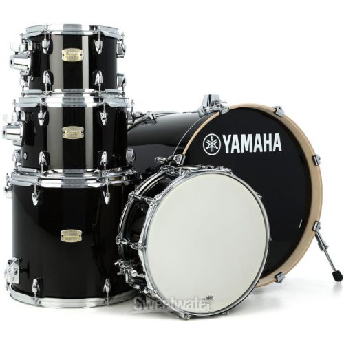 야마하 Yamaha Stage Custom Birch Shell Pack with Hardware Pack - Raven Black