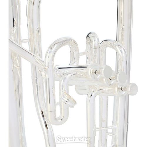 야마하 Yamaha YEP-211S Student Euphonium with Front-facing Bell - Silver-plated