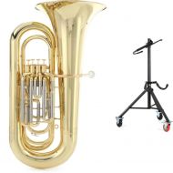 Yamaha YBB-321 BBb Intermediate Tuba and The Hug Stand - Lacquer