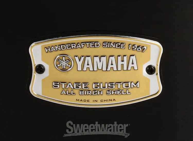 야마하 Yamaha SBT-1411 Stage Custom Birch 11 x 14 inch Mounted Tom - Raven Black