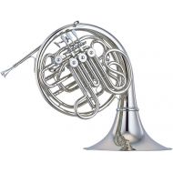 Yamaha YHR-668II Professional Double French Horn - Nickel-plated with Detachable Bell