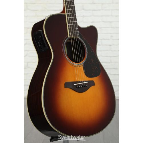 야마하 Yamaha FSX830C Concert Cutaway - Brown Sunburst