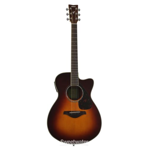 야마하 Yamaha FSX830C Concert Cutaway - Brown Sunburst