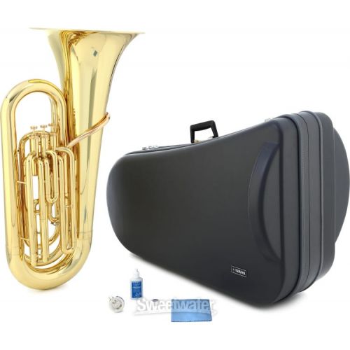 야마하 Yamaha YBB-105WC Student BBb Tuba and The Hug Stand - 3/4-size, Lacquer