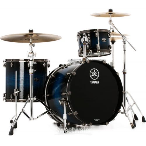 야마하 Yamaha Live Custom Hybrid Oak 3-piece Shell Pack - Ice Sunburst