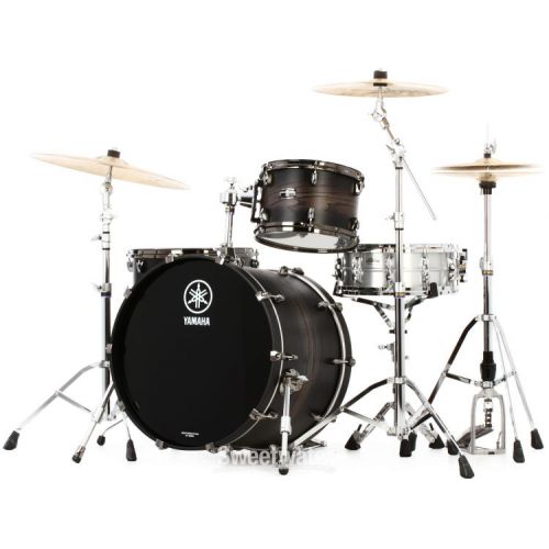 야마하 Yamaha Live Custom Hybrid Oak 3-piece Shell Pack - Charcoal