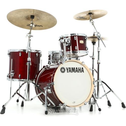 야마하 Yamaha SBP8F3 Stage Custom Bop 3-piece Shell Pack - Cranberry Red Demo