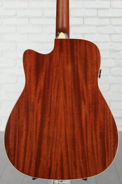 야마하 Yamaha FGC-TA TransAcoustic Dreadnought Guitar - Brown Sunburst