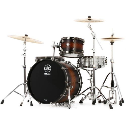 야마하 Yamaha Live Custom Hybrid Oak 3-piece Shell Pack - Earth Sunburst