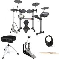 Yamaha DTX6K2-X Electronic Drum Set Essentials & Headphones Bundle