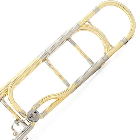 야마하 Yamaha YSL-882OR Xeno Professional F-Attachment Trombone - Clear Lacquer with Yellow Brass Bell